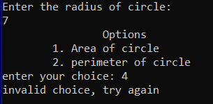 C++ program to find the area and perimeter of circle - NKG Academy